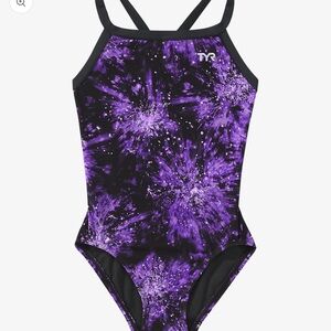 TYR Durafast Lite® Girls Diamondfit Swimsuit - Radiant Flare